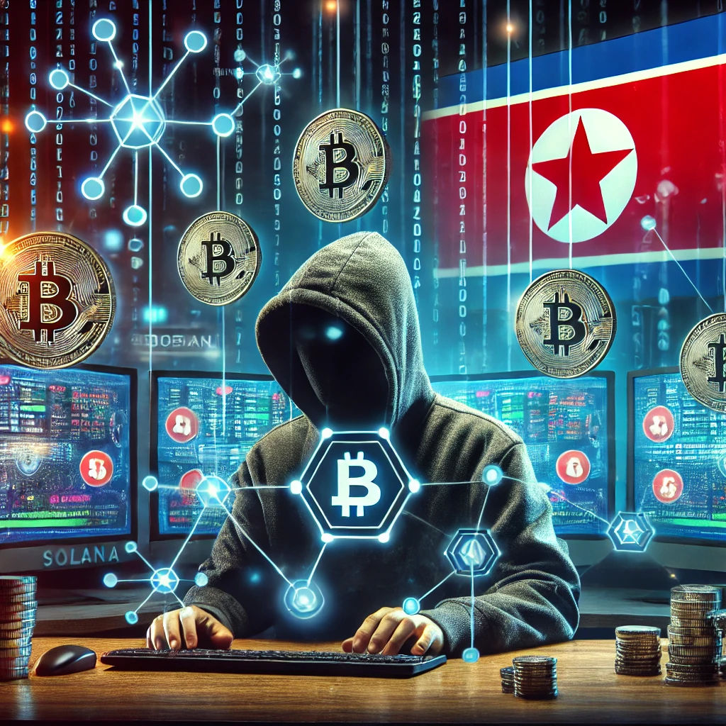 image illustrating North Korean hackers, behind the Bybit hack