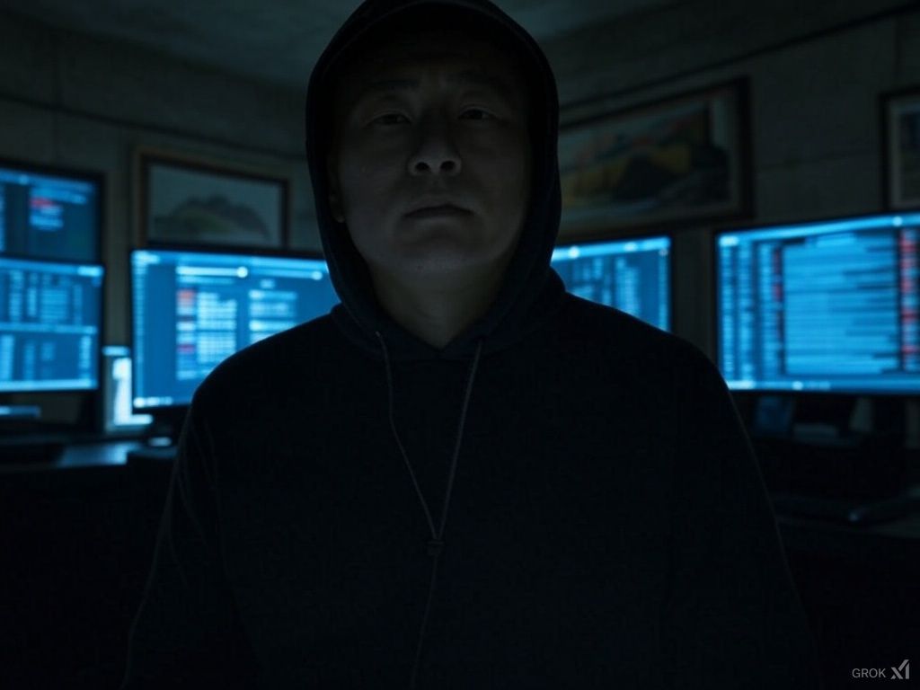 Image representing a North Korean hacker, illustrating the bybit hack