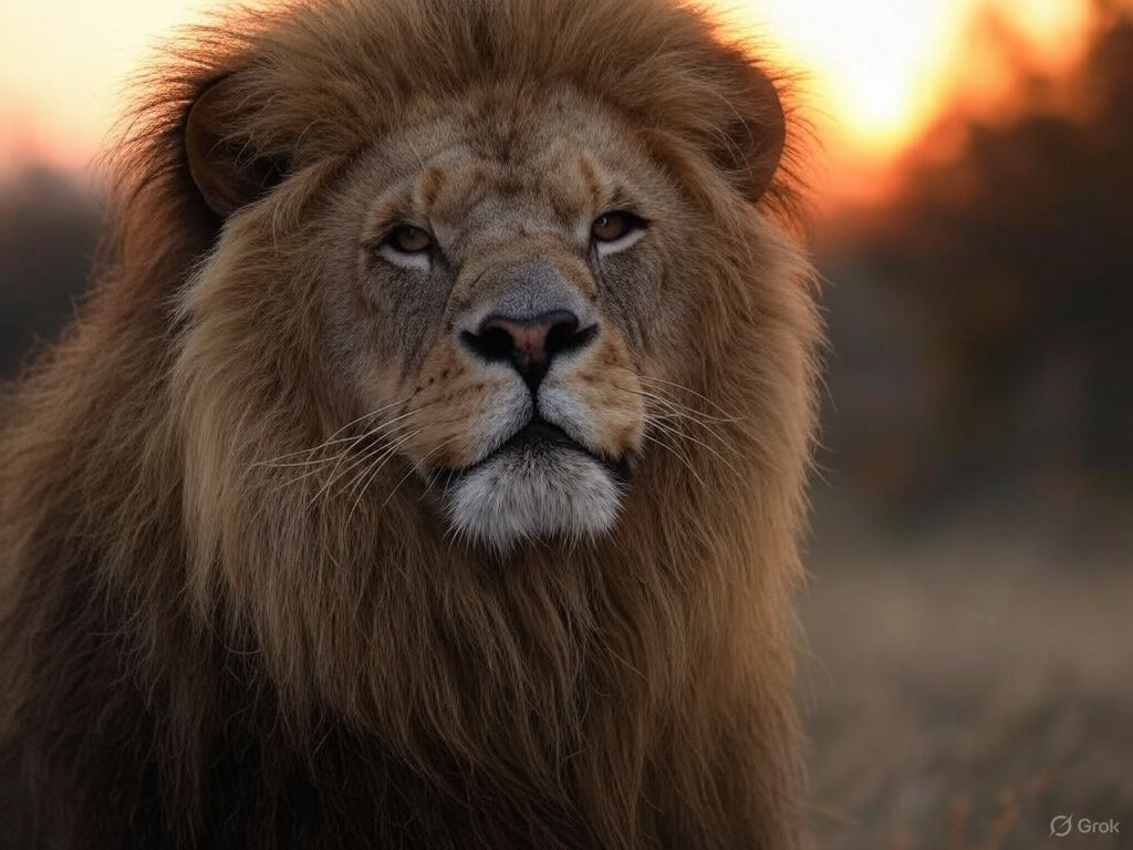 AI generated image of a lion, representing UNUS SED LEO token