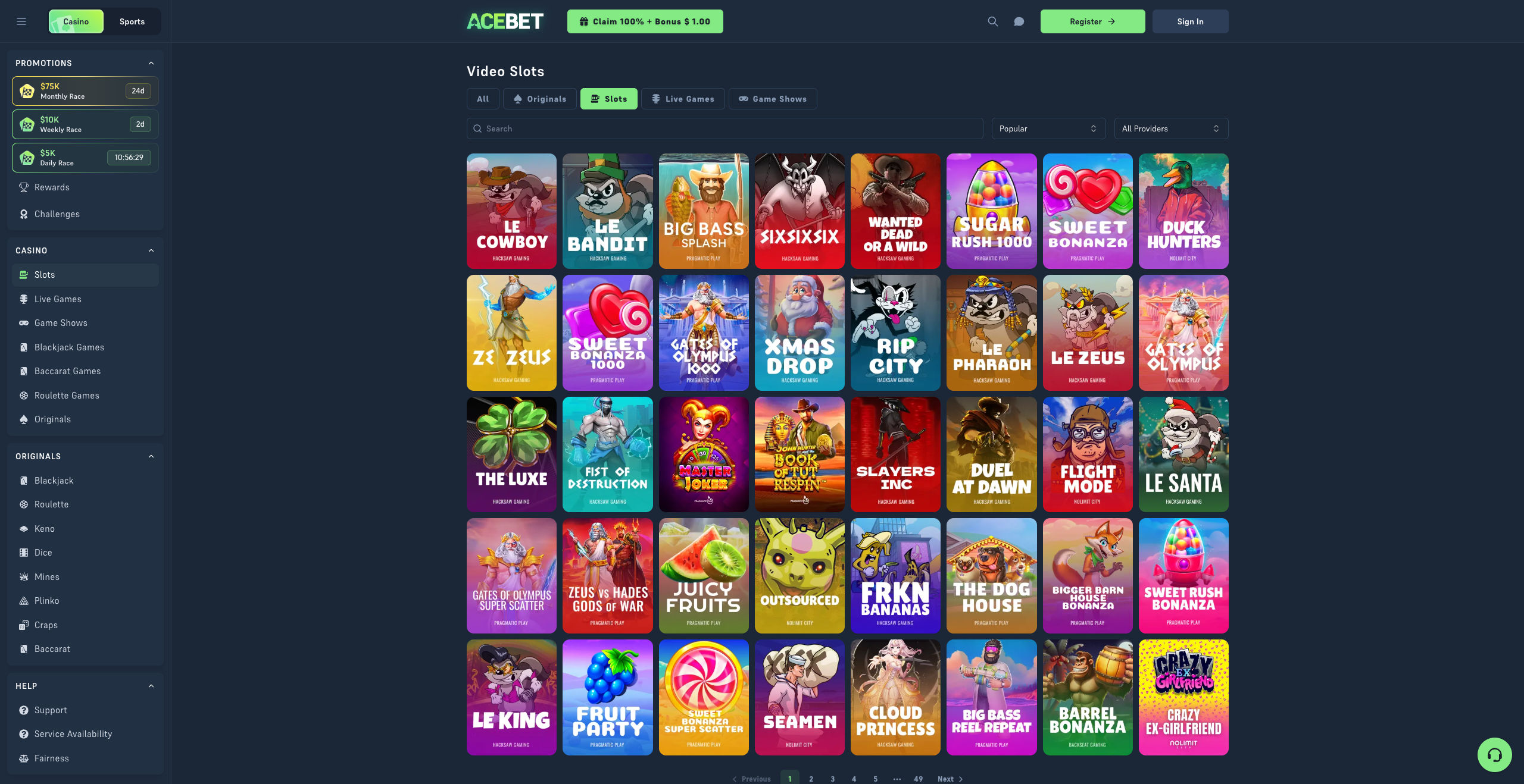 Acebet Games