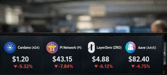 Top Crypto Tokens to Watch This Week: Pi Network, AAVE, Cardano, LayerZero