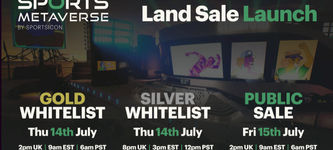 SportsIcon Sports Metaverse Opens Public Land Sale on July 15