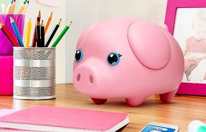 'Wiggy' the smart piggy bank teaches kids to save