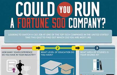 Infographic: Could you run a Fortune 500 company?