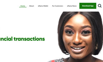 The website's homepage